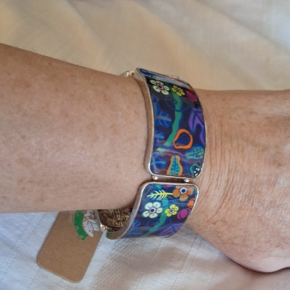 Lily Bloom Multicolor Floral Bangles - Picture 6 of 6